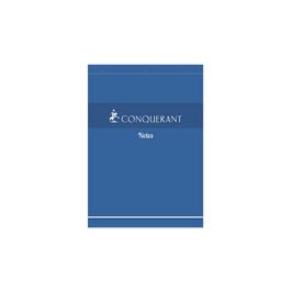 CONQUERANT SEPT Bloc-notes Notes, quadrillé, A4