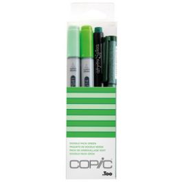 COPIC Marqueur ciao, kit de 4 "Doodle Pack Green"