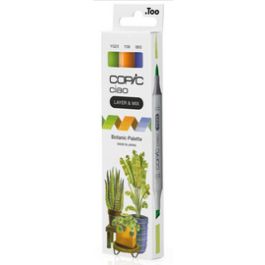 COPIC Marqueur ciao, set de 3 "Botanic Palette"