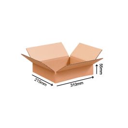 Lot de 20 caisse américaine - 310 x 215 x 55 mm S.C.