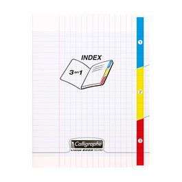 Calligraphe Cahier 3 index 8000 POLYPRO, 170 x 220 mm