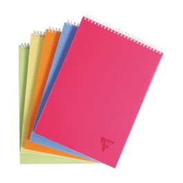 Clairefontaine Bloc reliure intégrale LINICOLOR, A4, 5/5 x5