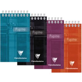 Clairefontaine Bloc spiralé, 85 x 140 mm, quadrillé 5/5 x5