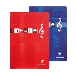 Clairefontaine Cahier piqûre Musique & Chant, 170 x 220 mm