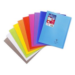 Clairefontaine Cahier piqué Koverbook, A4, assorti x40
