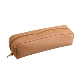 Clairefontaine Trousse rectangulaire, cuir naturel