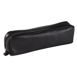 Clairefontaine Trousse rectangulaire, cuir noir