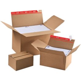 ColomPac Carton fond automatique, fermeture autocollante,A5+ x10
