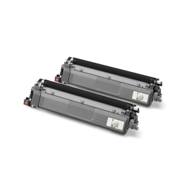 Toner compatible Brother TN 248 XL BK - noir - pack de 2