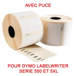 Ruban cassette compatible Dymo 11354 / S0722540 (avec puce)