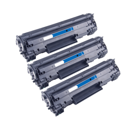 Toner compatible HP CF244A / 44A - noir - pack de 3