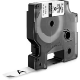 Ruban compatible Dymo 18444 / S0718600 - noir, blanc