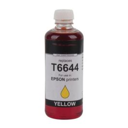 Bouteille d'encre compatible Epson C13T664440 / 664 - jaune