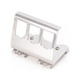 DIGITUS Adaptateur pour rail DIN pour modules Keystone, inox