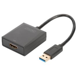 DIGITUS Adpatateur vidéo USB 3.0 - HDMI, noir