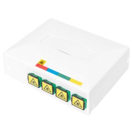 DIGITUS Boîtier vide FTTX  pour 4 x couplages SC SX