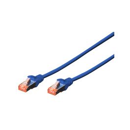 DIGITUS Câble de brassage, Cat. 6, S/FTP, 5,0 m, bleu