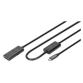 DIGITUS Câble de rallonge actif USB 3.2 Gen2, 5 m