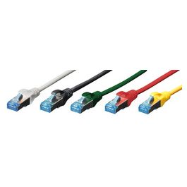 DIGITUS Câble patch Premium, Cat. 5e, SF/UTP, 3 m, bleu