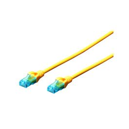 DIGITUS Câble patch, Cat. 5e, U/UTP,  2,0 m, jaune