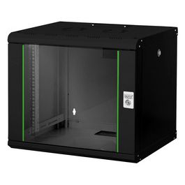 DIGITUS Coffret mural 19" Unique Line, 9 U, noir