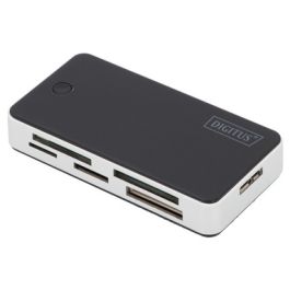 DIGITUS Lecteur de carte USB 3.0 "All-in-one", noir / argent