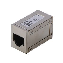 DIGITUS Modular Adapter Kat.6A, geschirmt, 2 x RJ45 Kupplung