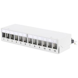 DIGITUS Panneau de brassage modulaire Desktop, 12 ports