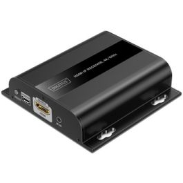 DIGITUS Récepteur IP HDMI 4K, 4K/60Hz, 120/200 m