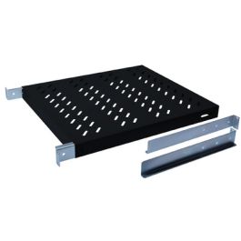 DIGITUS étagère 19", 1U, profondeur:350 mm, pour baies, noir