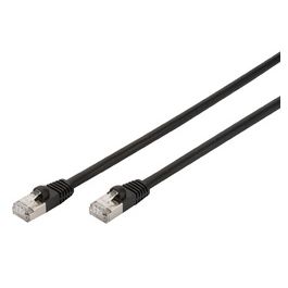 DIGITUS câble Patch Outdoor, cat. 6, S/FTP, 10,0 m, noir