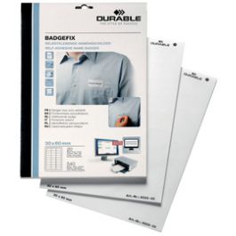 DURABLE Badge BADGEFIX, autocollant, 40 x 75 mm