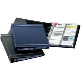 DURABLE Classeur à anneaux pour cartes de visite VISIFIX, A4