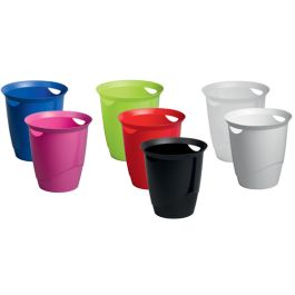 DURABLE Corbeille à papier TREND, 16 litres, rond, vert