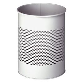 DURABLE Corbeille papier METAL, ronde, 5 litres, gris