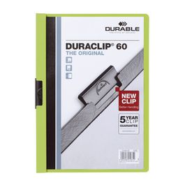 DURABLE DURACLIP ORIGINAL 60 Chemises à pince, A4, vert