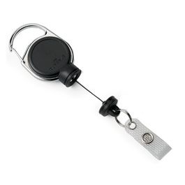 DURABLE Enrouleur "EXTRA STRONG", pour porte-carte, noir