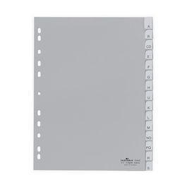 DURABLE Intercalaires en plastique, uni, A4, polypropylène