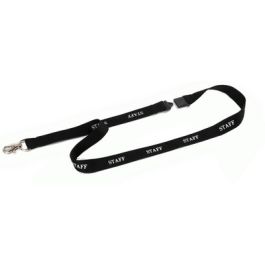 DURABLE Lacet textile 20 STAFF, longueur : 440 mm, noir