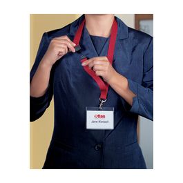 DURABLE Lacet textile 20, avec fermeture de sécurité, noir