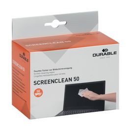DURABLE Lingettes nettoyantes pour écran SCREENCLEAN 50
