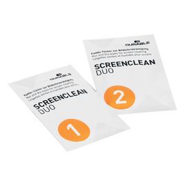 DURABLE Lingettes nettoyantes pour écran SCREENCLEAN DUO