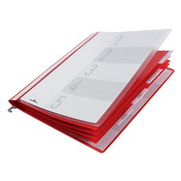 DURABLE Personalhefter mit Hängeschiene, DIN A4, rot x5