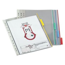 DURABLE Plaque pochette FUNCTION, A4, transparent x5