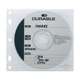 DURABLE Pochette CD-/DVD COVER FILE, PP, transparent