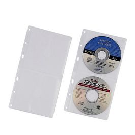 DURABLE Pochette CD-/DVD COVER S, pour 2 CD, PP, 156x288 mm