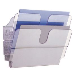 DURABLE Set de porte-brochures mural "FLEXIPLUS 2", A4