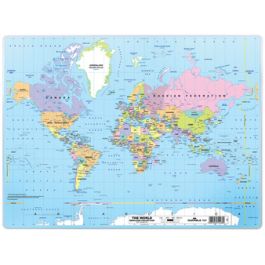 DURABLE Sous-main "Mappemonde", 500 x 380 mm, PP