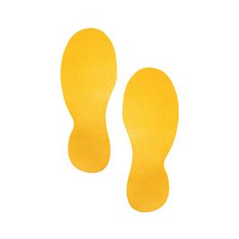 DURABLE Symbole de marquage au sol "Pieds", autocollant