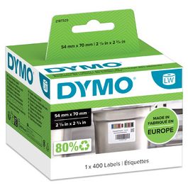 DYMO Etiquettes de rotation de stock LabelWriter, blanc